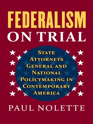 cover image of Federalism on Trial